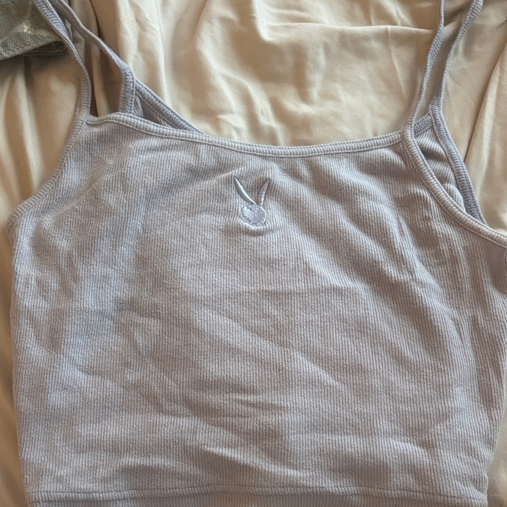 Light purple Pacsun Playboy Tank Top